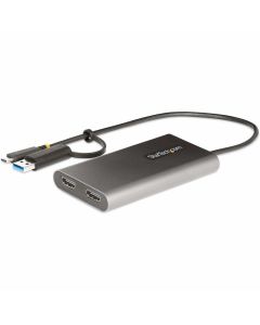 USB-C to Dual-HDMI Adapter 4K 60Hz PD