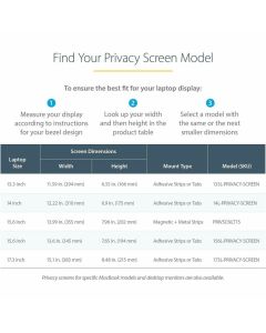 13.3in Laptop Privacy Screen Anti-Glare