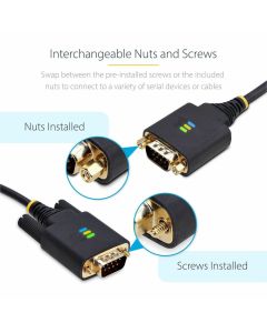 10ft/3m USB to RS232 Serial Adapter