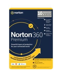 NORTON 360 PREMUM 1U 10D 12MO ENR DVDSLV