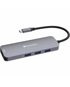 VERBATIM CMH-08 USB-C MULTIPORT HUB: 2 X