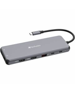 VERBATIM CMH-13 USB-C MULTIPORT HUB: 2 X