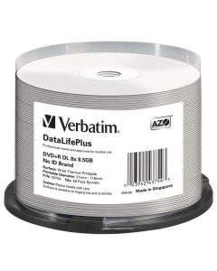 DVD+R DL 8.5GB 50Pk WHT THERM 2.4x