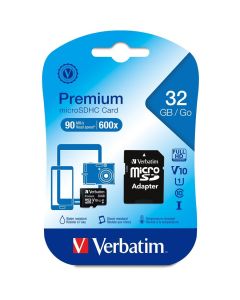 Verbatim Micro SDHC 32GB (Class 10) with