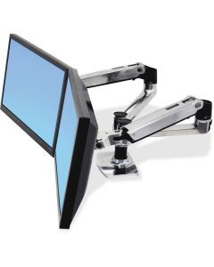 LX Dual Side by Side Arm MON DSK ALM