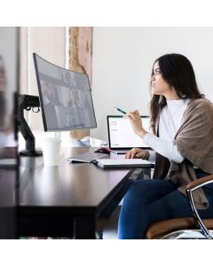 HX DESK MONITOR ARM MATTE BLACK