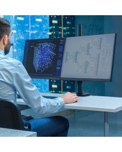 LX Dual Stacking Arm Tall Pole Matte Bla