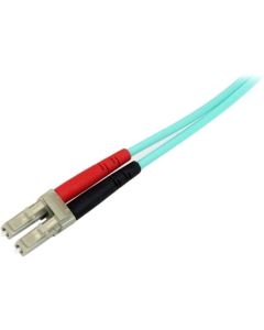 2m Aqua MM 50/125 OM4 Fiber Optic Cable