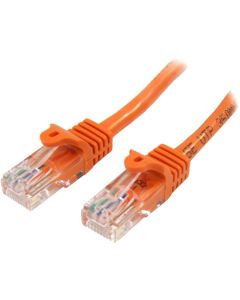 2m Orange Snagless UTP Cat5e Patch Cable