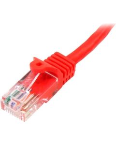 0.5m Red Snagless Cat5e Patch Cable