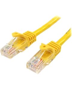 0.5m Yellow Snagless Cat5e Patch Cable