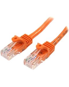 7m Orange Snagless Cat5e Patch Cable