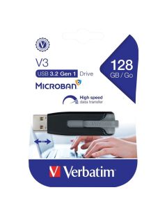 Store n Go V3 USB 3.0 Dr 128G (Grey)