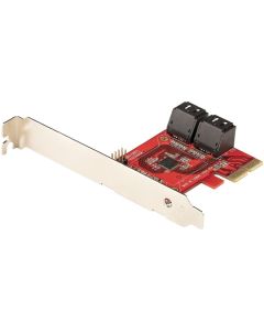 SATA PCIe Card 4 Ports 6Gbps Non-RAID