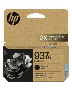 HP 937E EVOMORE BLACK ORIGINAL INK CRTG