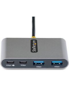 4-Port USB-C Hub with 100W PD 5Gbps