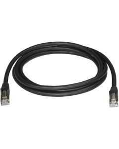 2m Black Cat6a Ethernet Cable - STP