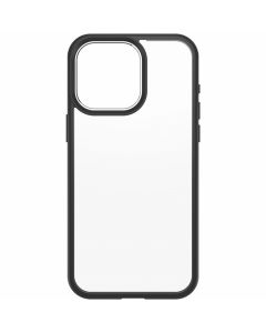 React IP15 Pro Max Blk Crystal clear/blk