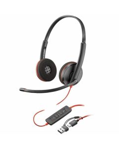 Poly BW 3220 Stereo USB-C HS +USB-C/A