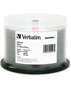 DVD-R 4.7GB 50Pk Bulk Silver Shiny 16x
