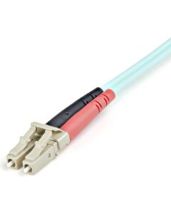 1m 10 Gb Aqua MM Fiber Patch Cable LC/LC