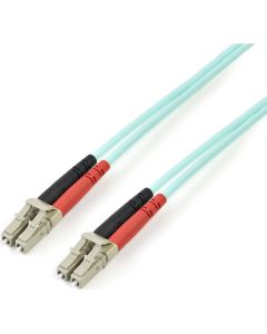 2m 10 Gb Aqua MM Fiber Patch Cable LC/LC
