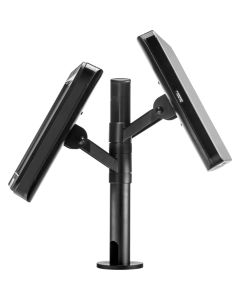 400MM POLE W/ B2B ANGLED DISPLAY HEADS