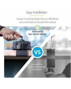 Desk Mount Dual Monitor Arm - 32in VESA