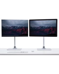 Desktop monitor stand with cable hook