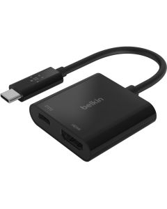 USB-C to HDMI + Charge Adapter BLK (60W