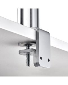 ATDEC F STYLE 2-PIECE DESK FIXING SILVER