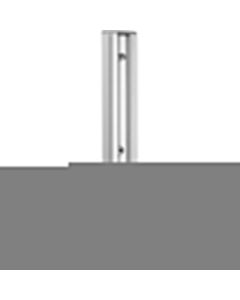 ATDEC 350MM WALL CHANNEL SILVER