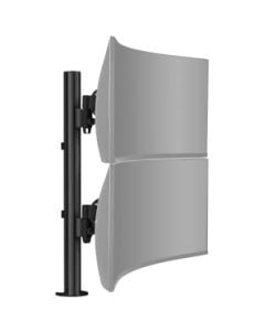 Dual Vert HD Post Mount H black