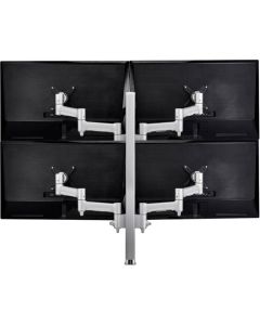 ATDEC QUAD DESK MOUNT SILVER