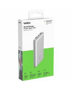 BOOSTCHARGE Power Bank 10K - Silver
