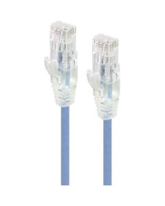 2M BLUE SLIM CAT6 CABLE UTP 28AWG