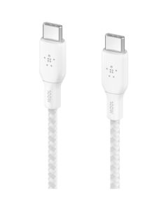 100w USB-C to USB-C Braided Cable 2M Whi