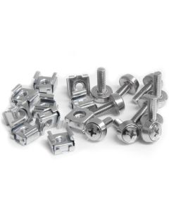 50 Pkg M5 Mounting Screws and Cage Nuts