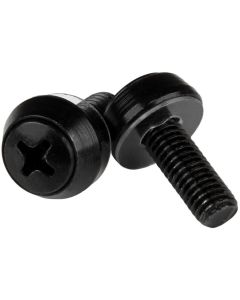 M6 Mounting Screws - 50 Pack Black