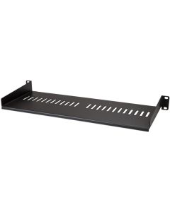 Vented 1U Rack Shelf - 7in Deep