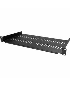 VENTED 1U RACK SHELF - 10IN DEEP