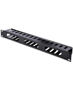 1U Finger Duct Cable Manager w/ Cover