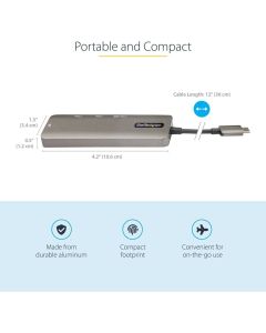 USB C Multiport Adapter 4K 60Hz HDMI/PD