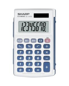 8 DIGIT DUAL POWERED HARD CASE POCKET CA