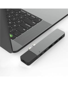 HUB NET 6-in-2 MacBook Pro Gray