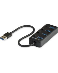 Hub - USB 3 4-Port with On/Off Switches