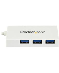 4 PORT USB C HUB - 1X USB C 3X USB A