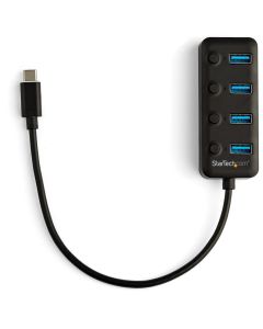 Hub - USB C 4-Port with On/Off Switches