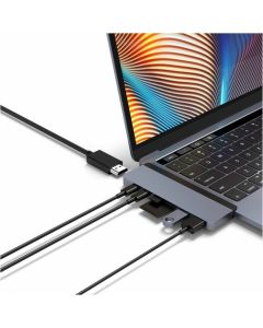 HUB DUO 7-in-2 MacBook Pro Silver