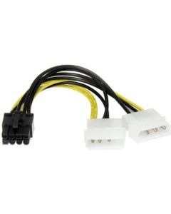 6 LP4 to 8 Pin PCIe Power Cable Adapter.